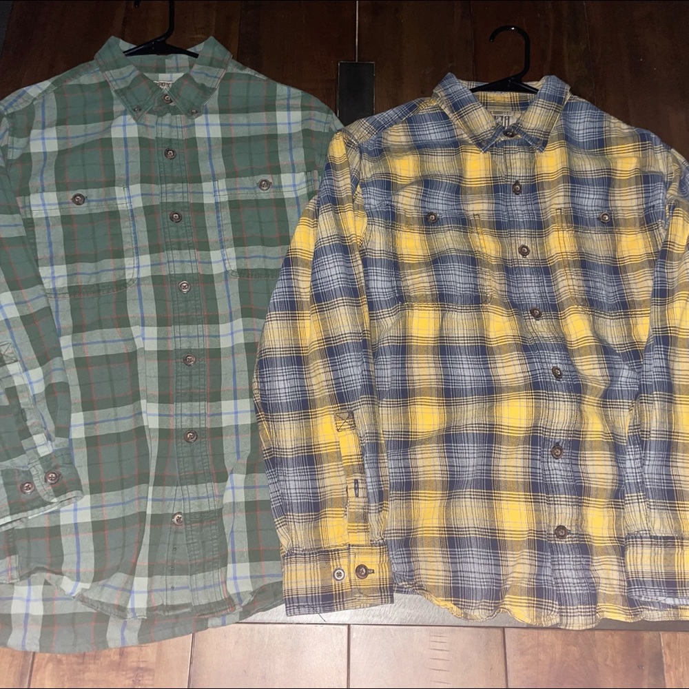 2 Duluth Trading Company Shirts